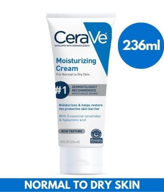 CeraVe Moisturizing Cream-236ml (Normal to Dry skin)