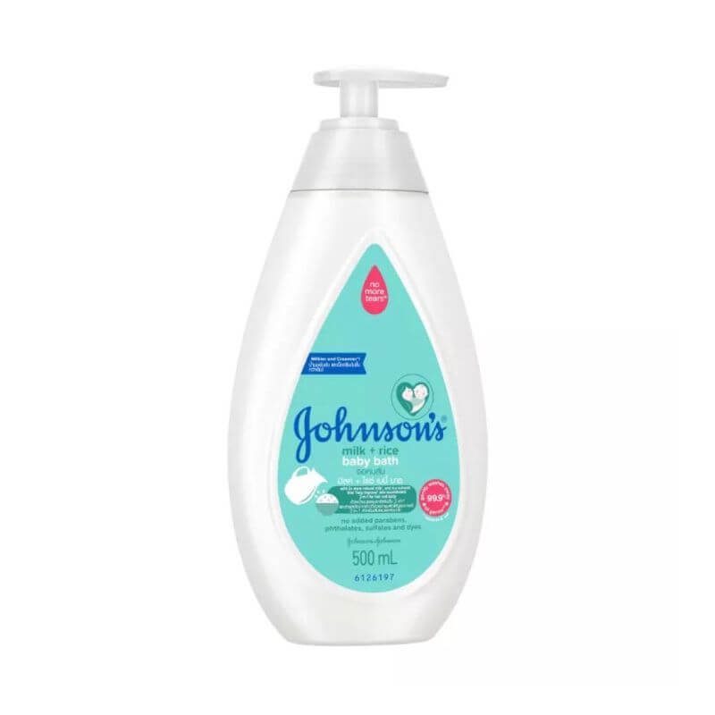 Johnson's ® Milk + Rice Hair & Body Baby Bath 500ml