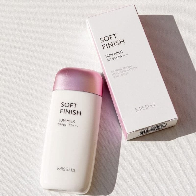 Missha All Around Safe Block Soft Finish Sun Milk SPF50+ Or PA+++ 70ml