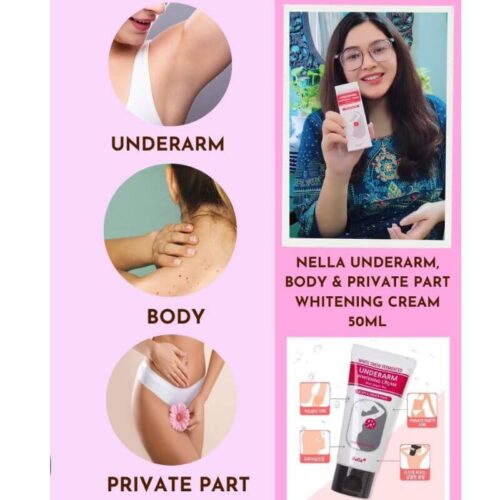 Nella White Snow Fermented Underarm Whitening Cream with Green Tea- 50ml