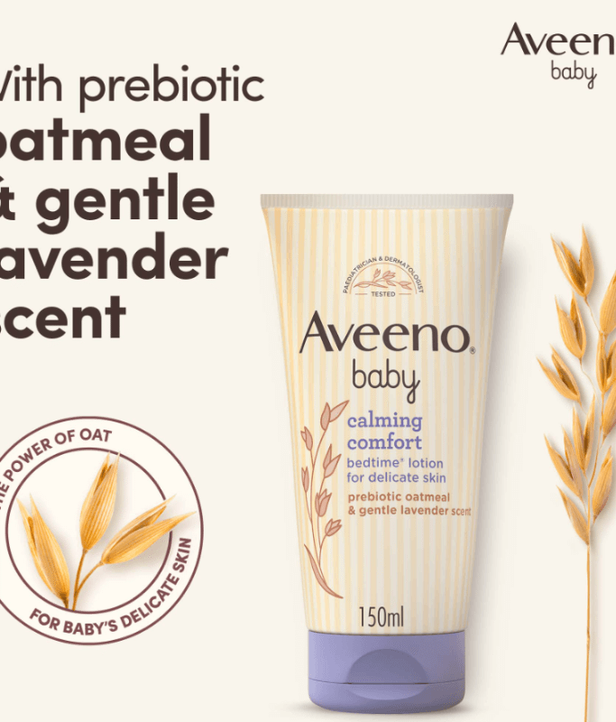 Aveeno Baby Calming Comfort Bedtime Lotion for Delicate Skin 150ml