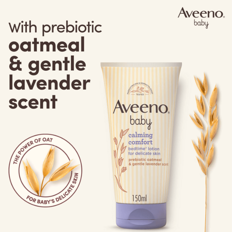 Aveeno Baby Calming Comfort Bedtime Lotion for Delicate Skin 150ml