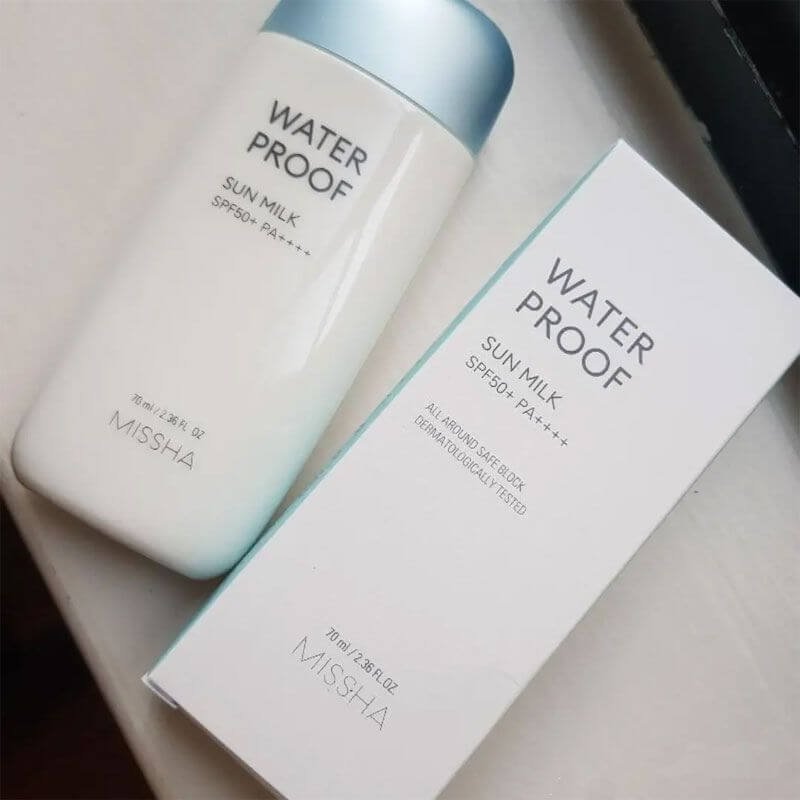 Missha All Around Safe Block Waterproof Sun Milk SPF50+/PA+++ 70ml - Image 2