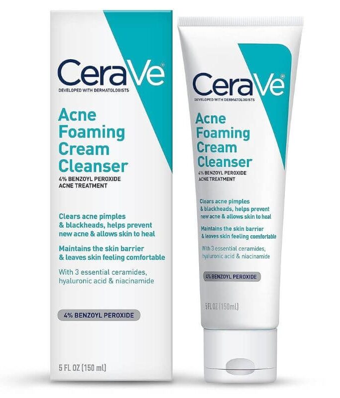 CeraVe Acne Foaming Cream Cleanser – 150ml
