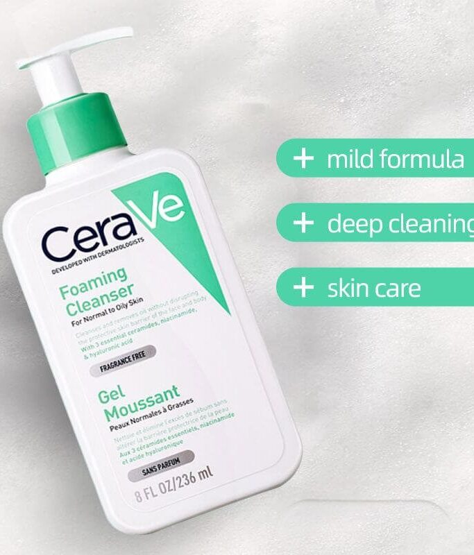 CeraVe Foaming Cleanser For Normal To Oily Skin 236ml
