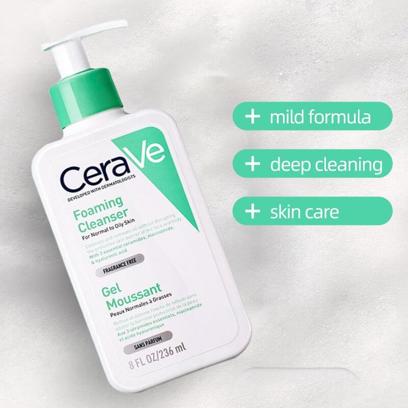 CeraVe Foaming Cleanser For Normal To Oily Skin 236ml