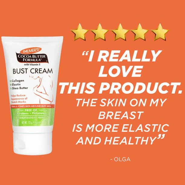 Palmer's Cocoa Butter Formula Bust Firming Cream For Bust Stretch Marks And Bust Elasticity 125g - Image 2