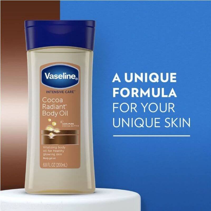 Vaseline Intensive Care Cocoa Radiant Gel Body Oil 200ml - Image 2