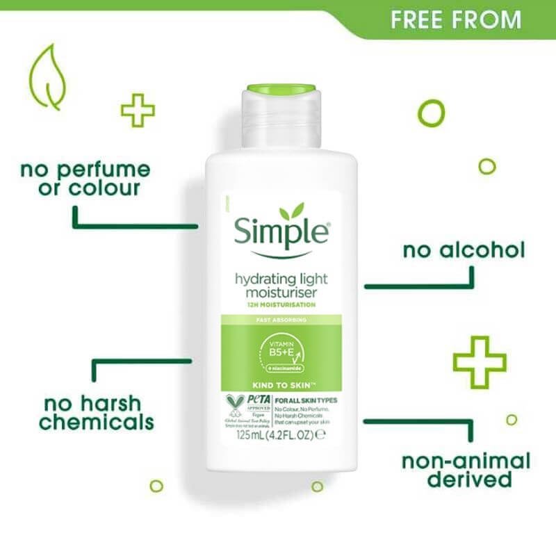 Simple Kind to Skin Hydrating Light Moisturiser 125ml - Image 2