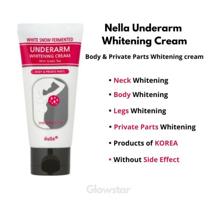 Nella White Snow Fermented Underarm Whitening Cream with Green Tea- 50ml - Image 3