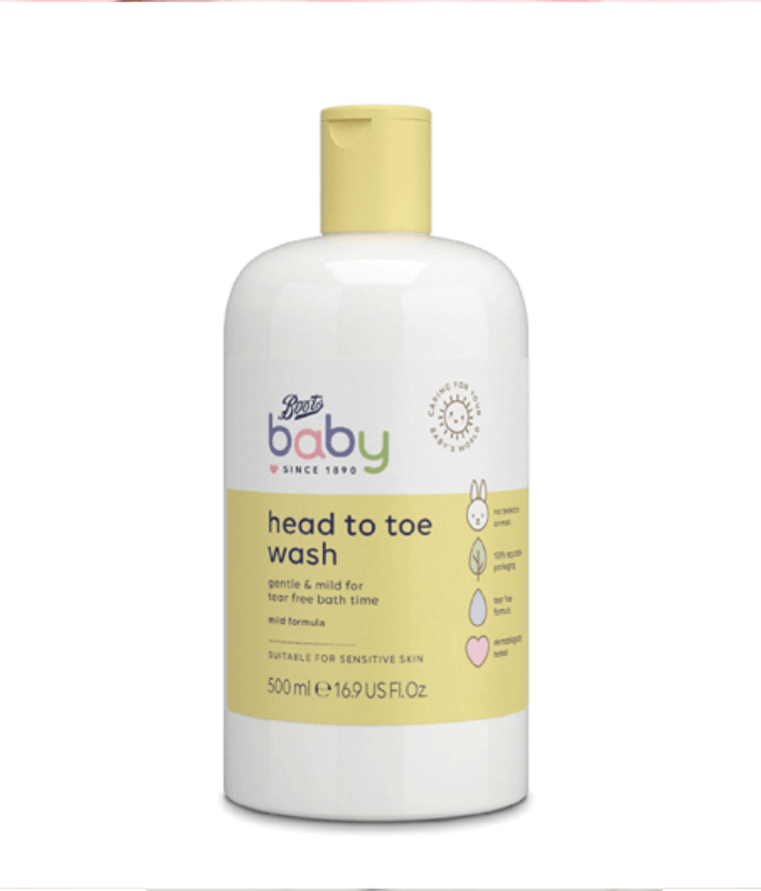 Boots Baby Head to Toe wash 500ml