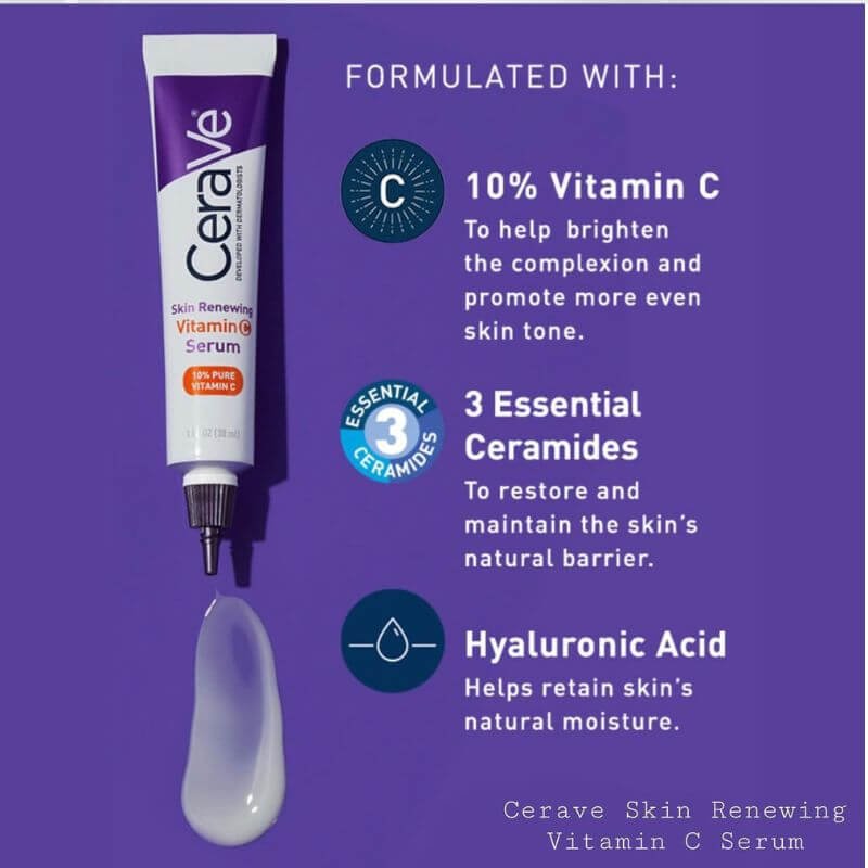 CeraVe Skin Renewing Vitamin C Serum 30ml - Image 2