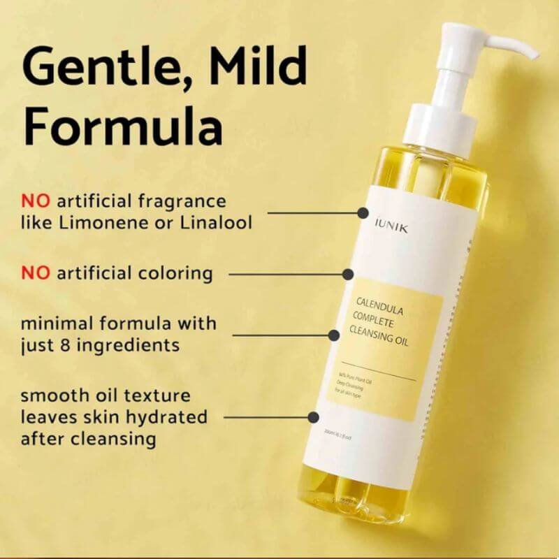 iUNIK Calendula Complete Cleansing Oil 200ml - Image 3
