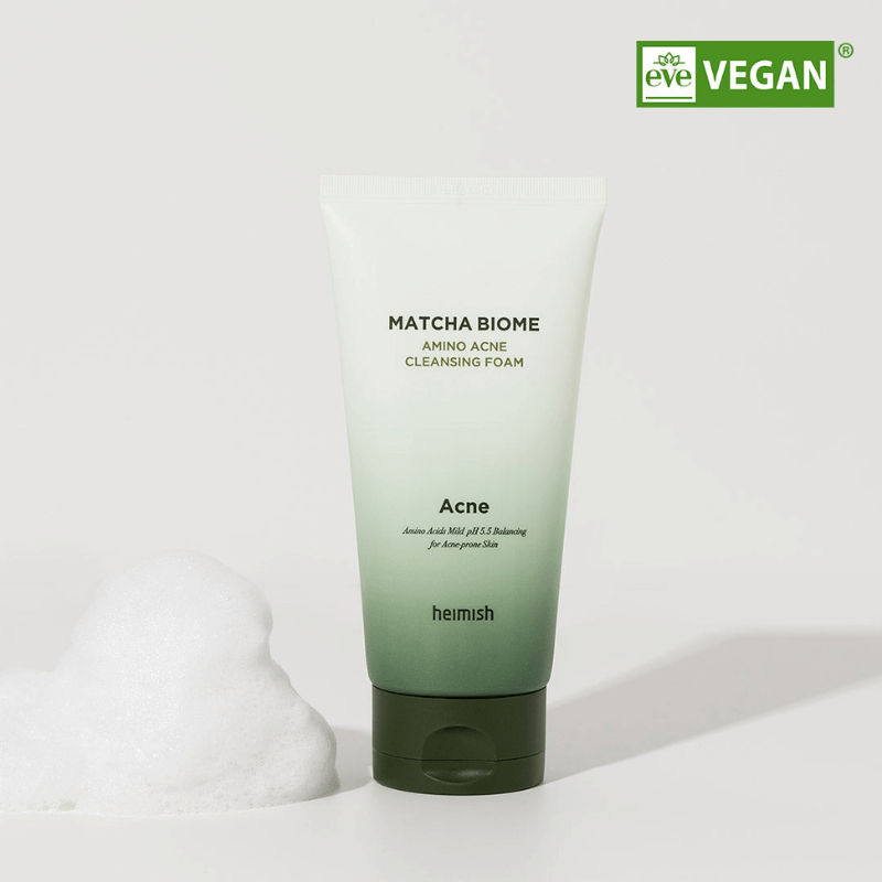 Heimish Matcha Biome Amino Acne Cleansing Foam 150ml - Image 2