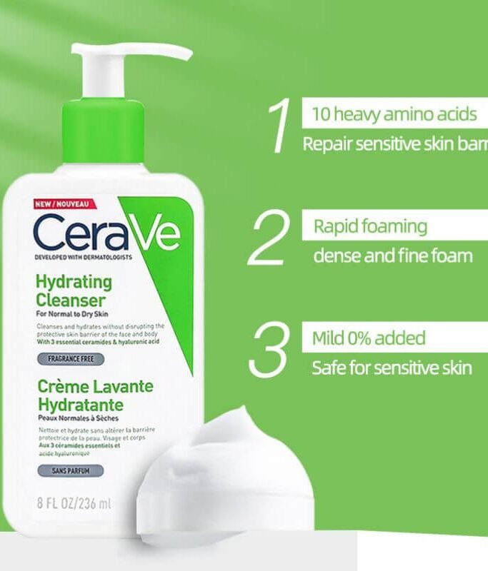 CeraVe Hydrating Cleanser Normal To Dry Skin 236ml