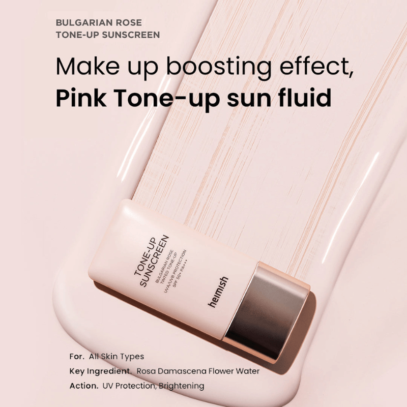 Heimish Bulgarian Rose Tinted Tone-up Sunscreen 30ml SPF50+ PA+++ - Image 2