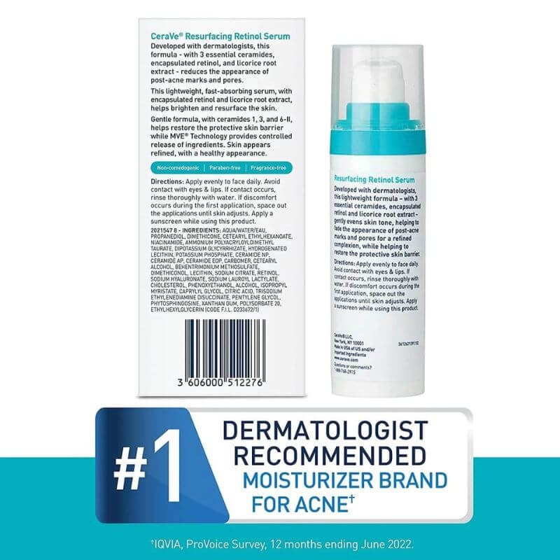 CeraVe Resurfacing Retinol Serum – 30ml - Image 4